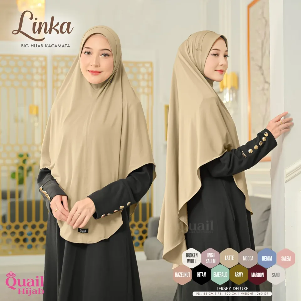 Linka Hijab Instan Jumbo Kacamata