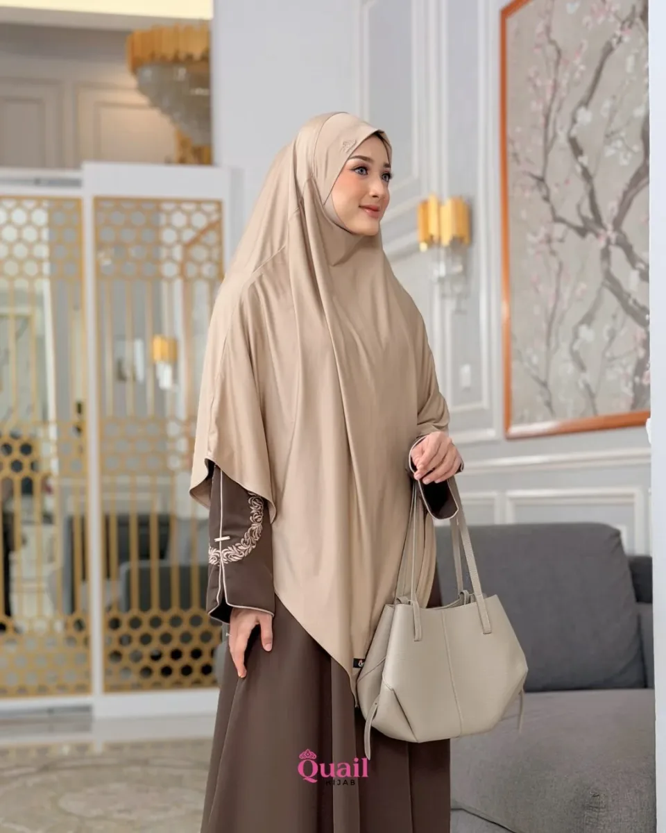 AUREL HIJAB DAGU JUMBO NON PAD | HIJAB DAGU | SYAR'I NON PAD CUTTING V — foto 4