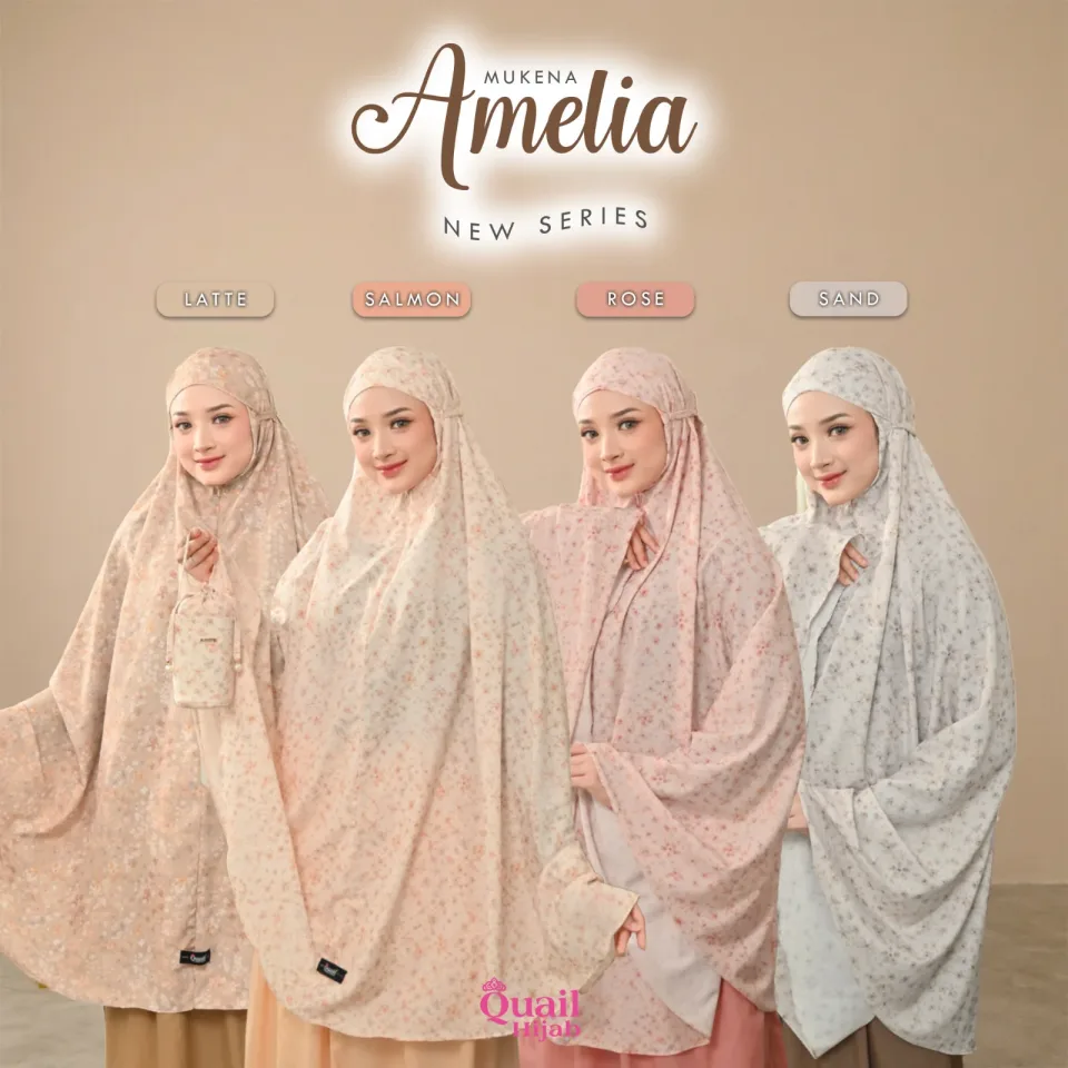 AMELIA NEW SERIES MUKENA | Mukena Motif Bunga | Mukena Travelling — foto 3