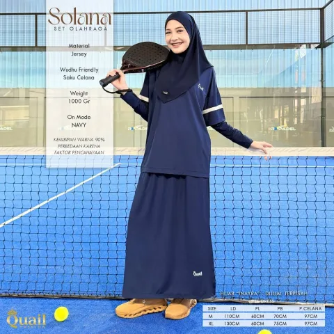 Solana Oneset Sport (Tanpa Hijab)