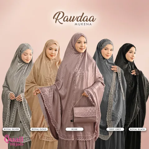 Rawdaa Mukena Renda Premium | Luxury Cantik