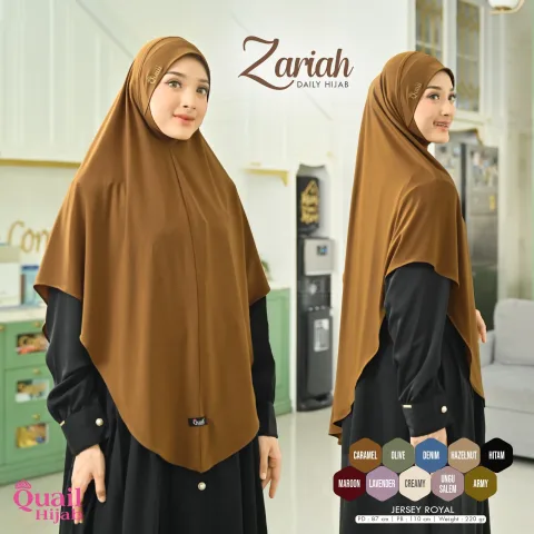 Zariah Hijab Dagu Instan