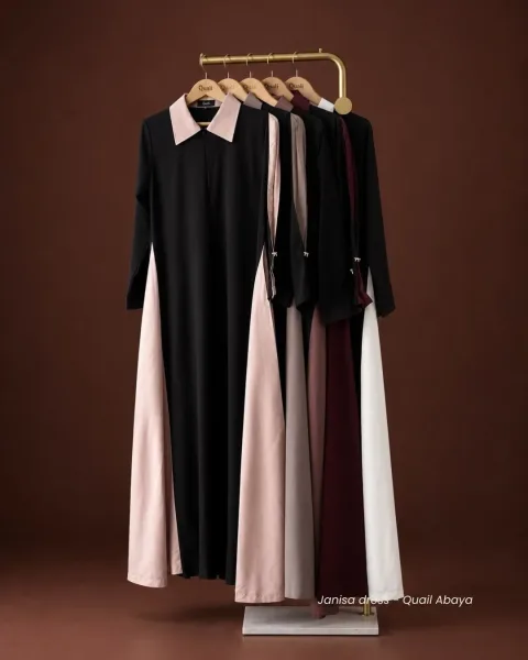 Janisa Dress | Dress Umroh Syar'i | Dress Muslimah Syar'i