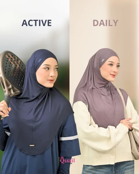 NAKIA Hijab Bandana | Hijab Bandana Tencel | Daily Hijab Super Adem | Hijab Olahraga Tencel
