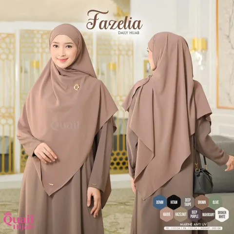 Fazelia Pashban | Pashmina Bandana Anti UV | Pashmina Bandana Instan Tali