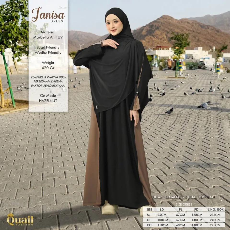 Janisa Dress | Dress Umroh Syar'i | Dress Muslimah Syar'i — foto 7