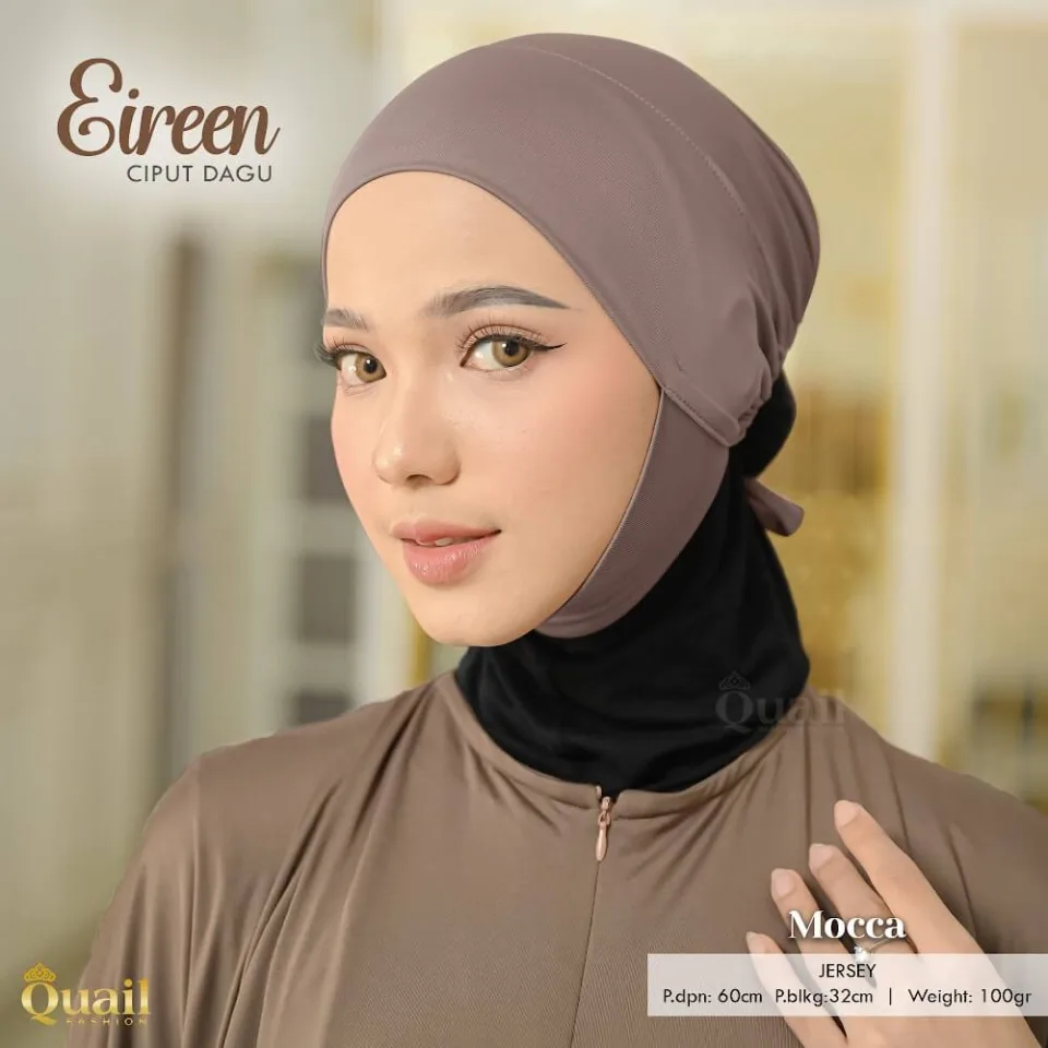 Eireen Ciput Hijab Dagu | Dalaman Inner Hijab Jersey | Anti Geser — foto 2