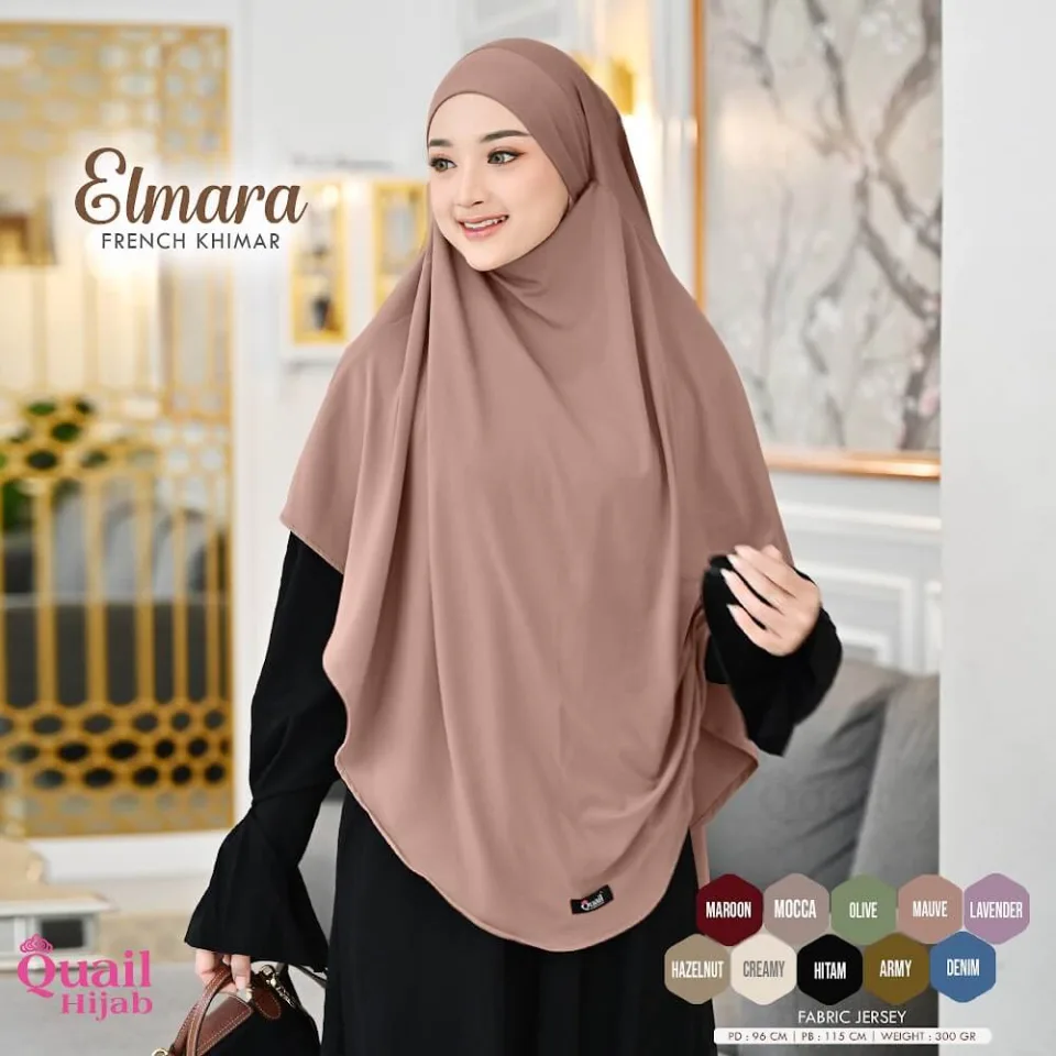 Elmara French Khimar Syar'i