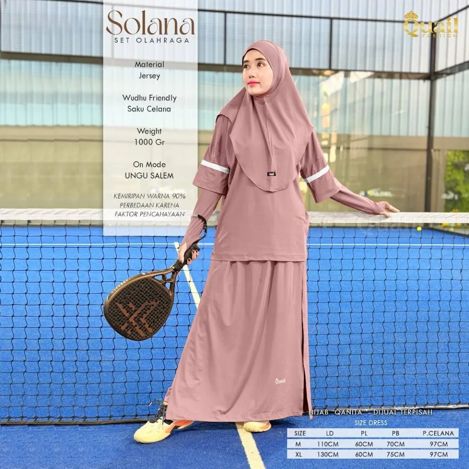 Solana Oneset Sport (Tanpa Hijab)