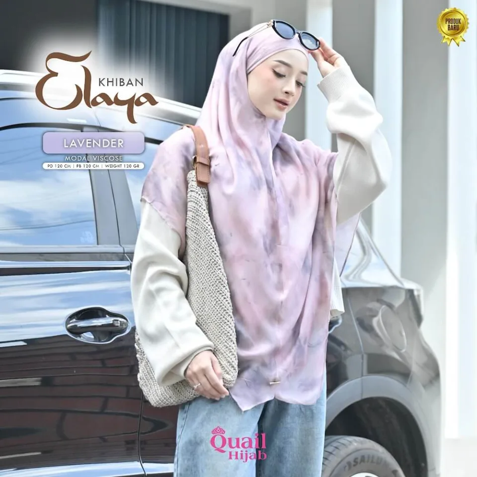 Elaya Khiban | Khimar Bandana Viscose Syar'i | Instan — foto 3