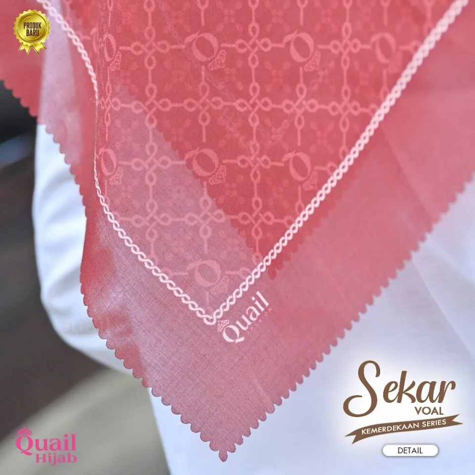Sekar Voal Square Printing Hijab Segiempat Motif Size 120x120 — foto 4