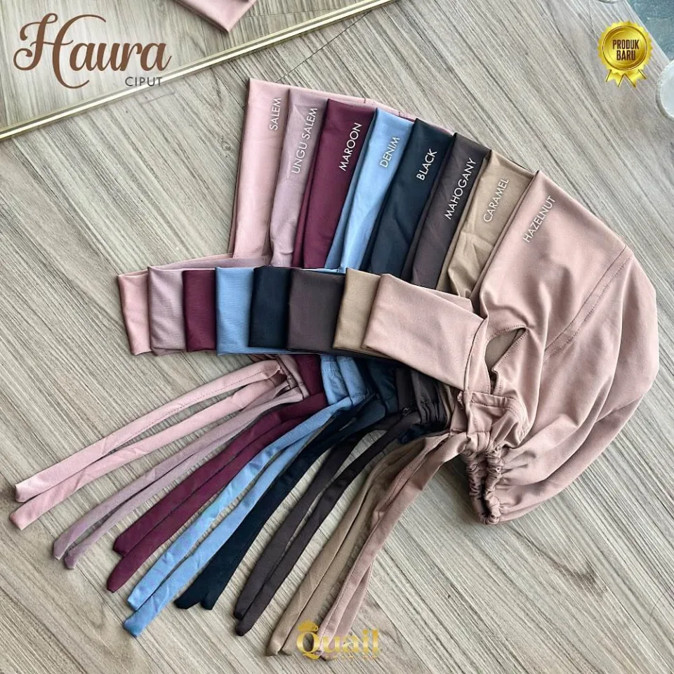 Haura Inner Dagu | Ciput Dagu Anti Pusing | Inner Hijab Jersey — foto 3