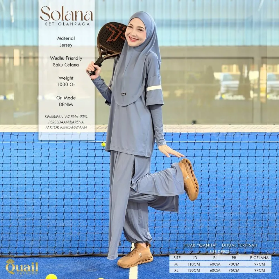 Solana Oneset Sport (Tanpa Hijab)