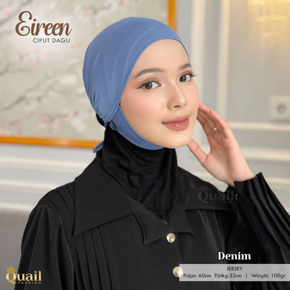 Eireen Ciput Hijab Dagu | Dalaman Inner Hijab Jersey | Anti Geser — foto 4