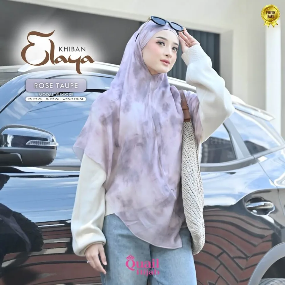 Elaya Khiban | Khimar Bandana Viscose Syar'i | Instan — foto 4