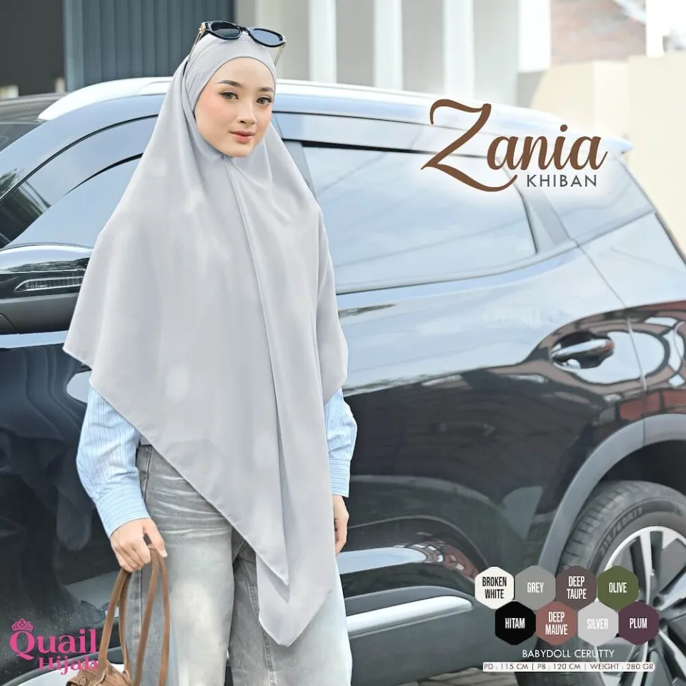 Zania Khiban STRNGRRR (Khimar Bandana) | Cerutty Syar'i | Instan | Jilbab Natasya Rizky — foto 6
