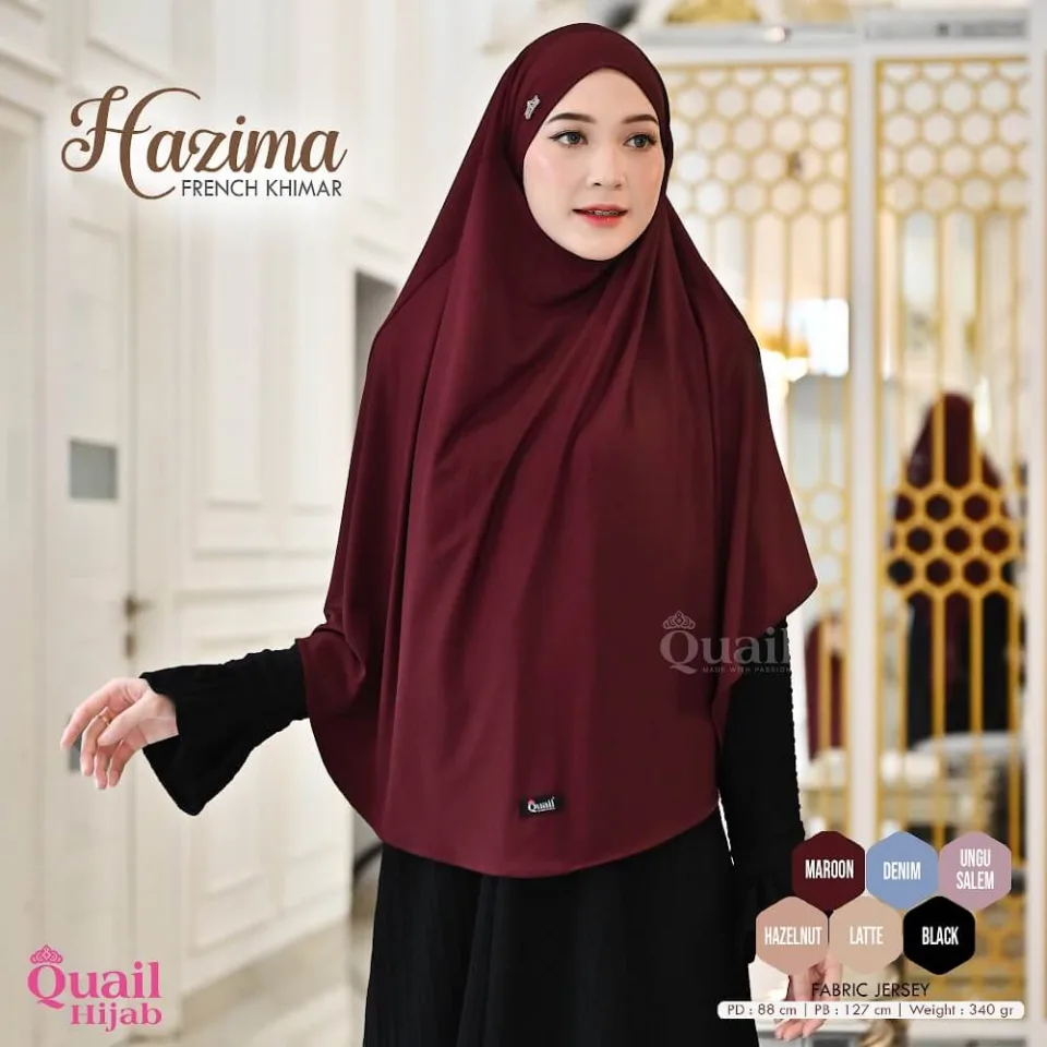 Hazima French Khimar Syar'i Jumbo