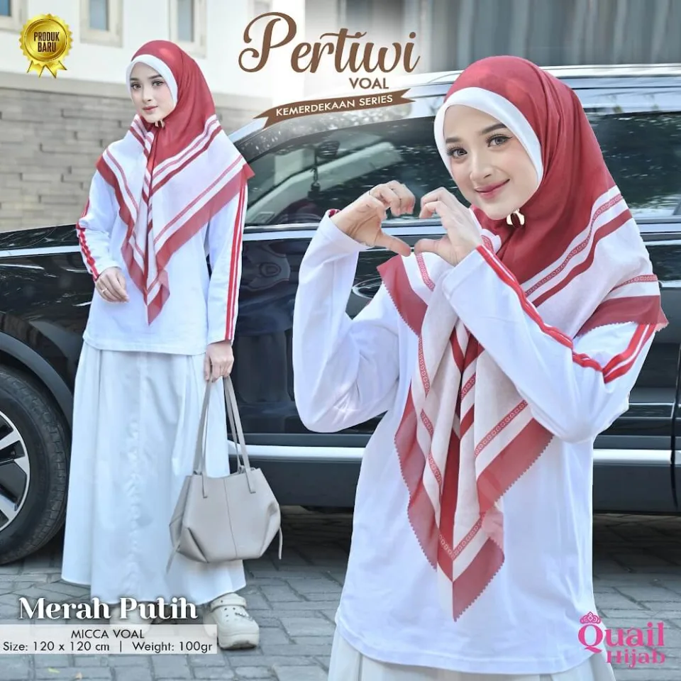 Pertiwi Voal Square Printing Segiempat Motif Size 120x120 — VOAL