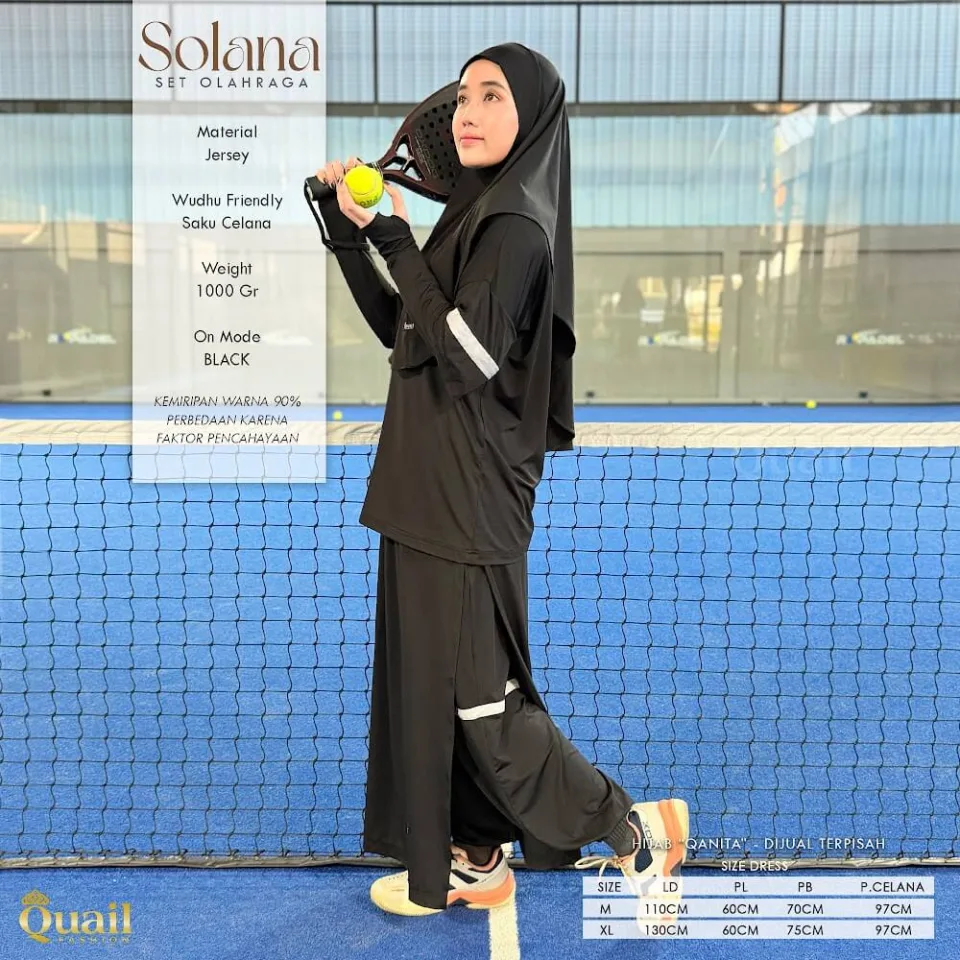 Solana Oneset Sport (Tanpa Hijab)