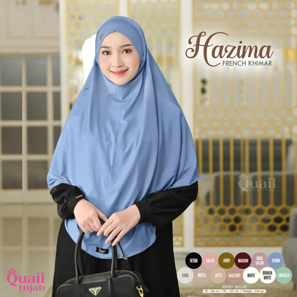 Hazima French Khimar Syar'i Jumbo