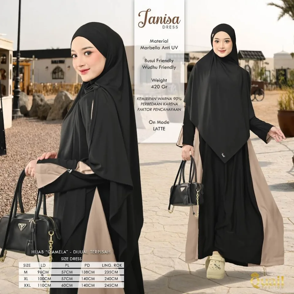 Janisa Dress | Dress Umroh Syar'i | Dress Muslimah Syar'i — foto 6