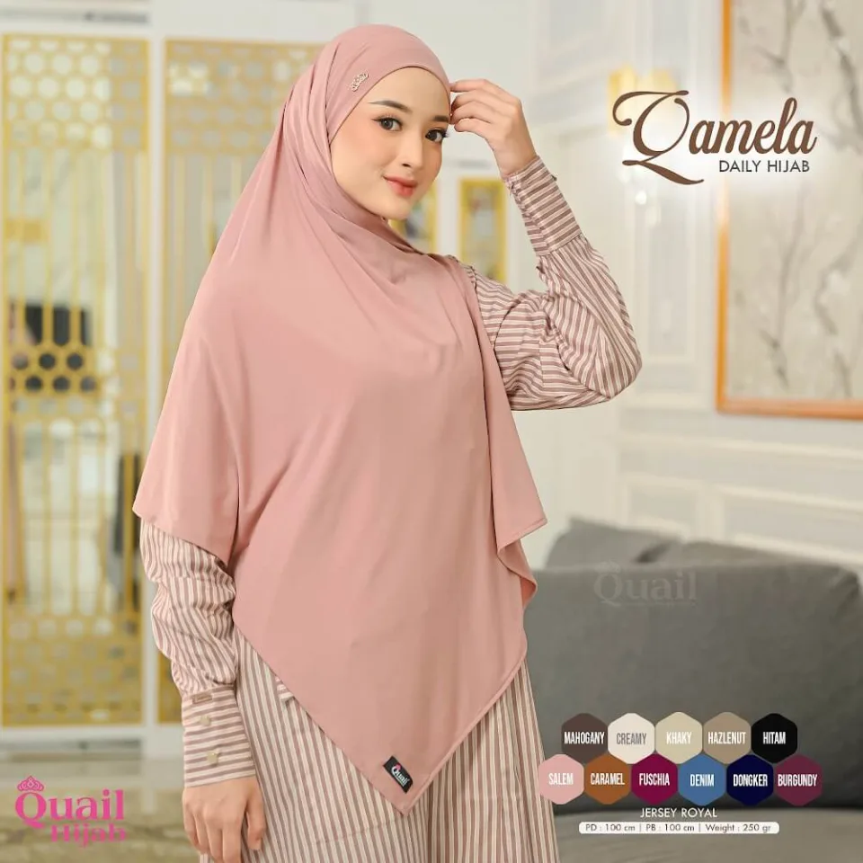 Qamela Pasban STRNGRRR| Pasmina Bandana Instan Tali — foto 5