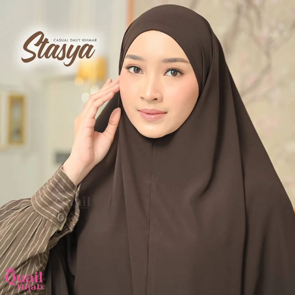 Stasya Khimar ANTI UV | Jilbab Umroh Haji | Hijab Jumbo Syari — foto 9