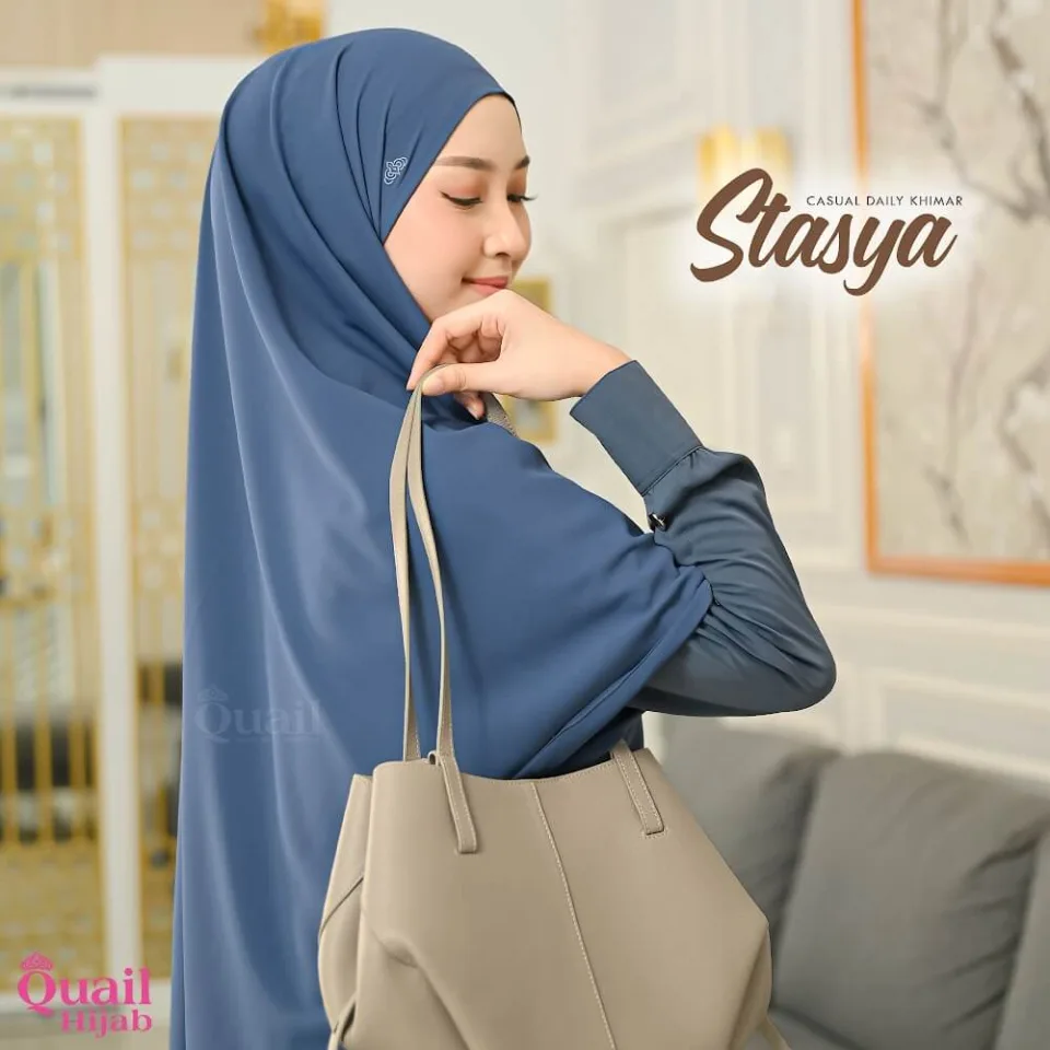 Stasya Khimar ANTI UV | Jilbab Umroh Haji | Hijab Jumbo Syari — foto 3