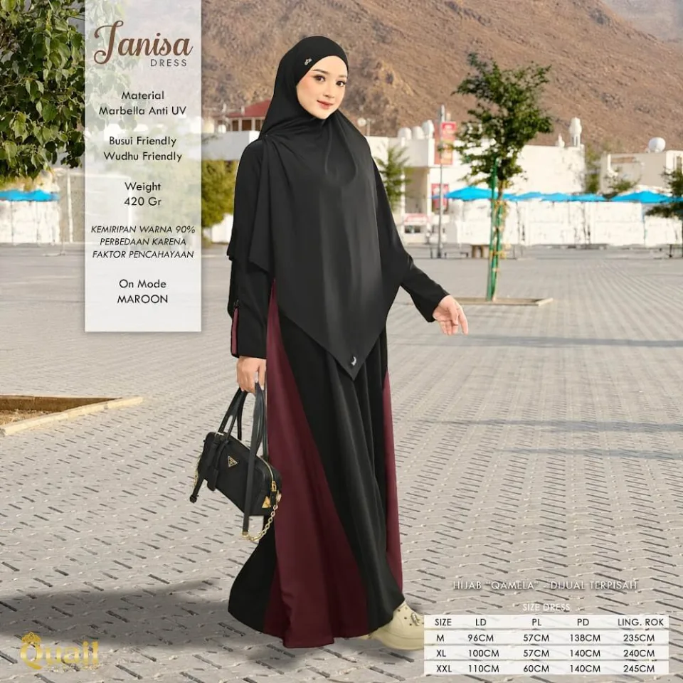 Janisa Dress | Dress Umroh Syar'i | Dress Muslimah Syar'i — foto 5