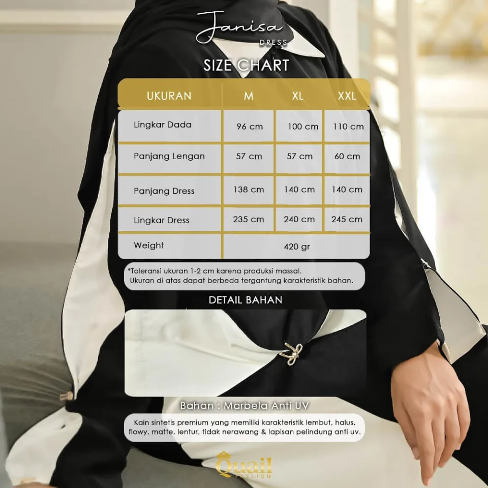 Janisa Dress | Dress Umroh Syar'i | Dress Muslimah Syar'i — foto 2