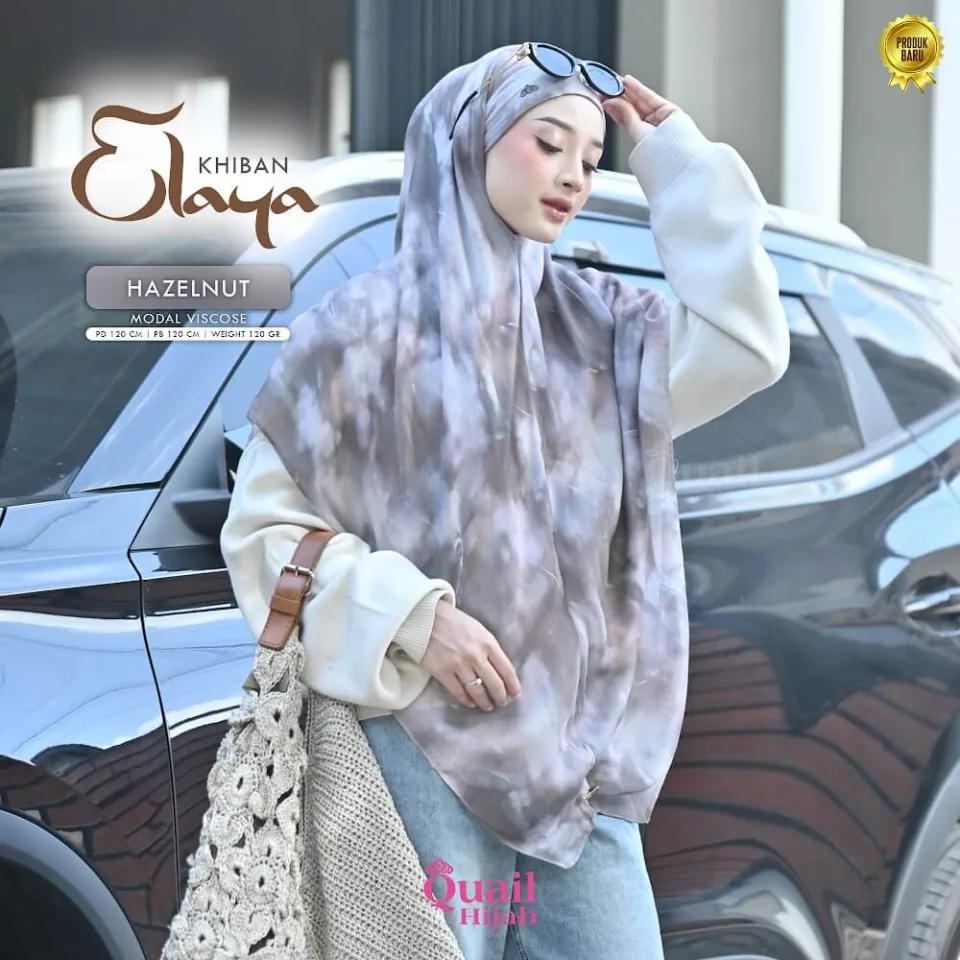 Elaya Khiban | Khimar Bandana Viscose Syar'i | Instan — foto 2