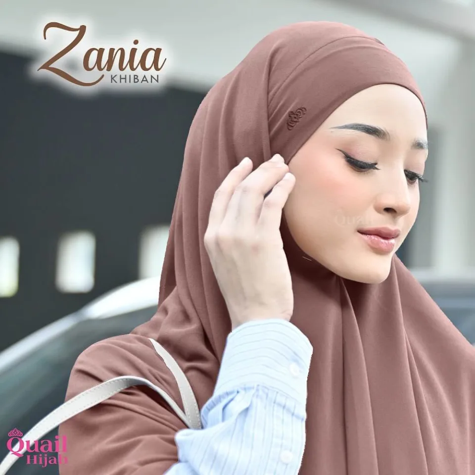 Zania Khiban STRNGRRR (Khimar Bandana) | Cerutty Syar'i | Instan | Jilbab Natasya Rizky — foto 4