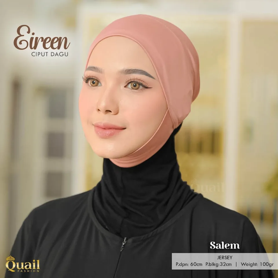 Eireen Ciput Hijab Dagu | Dalaman Inner Hijab Jersey | Anti Geser — foto 5