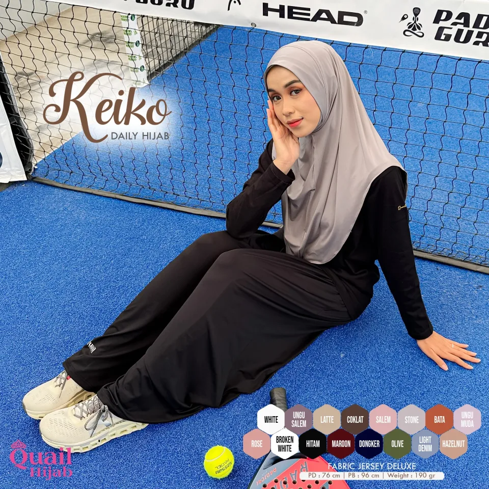 Keiko Hijab Dagu Instan
