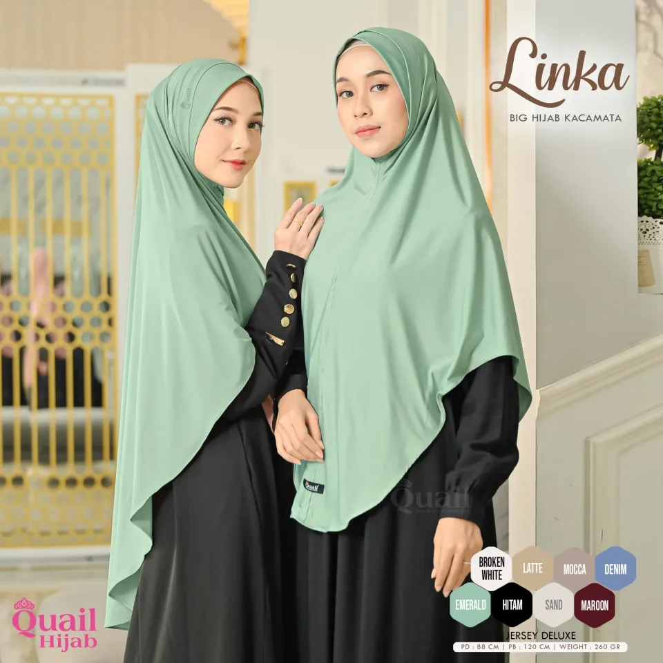 Linka Hijab Instan Jumbo Kacamata