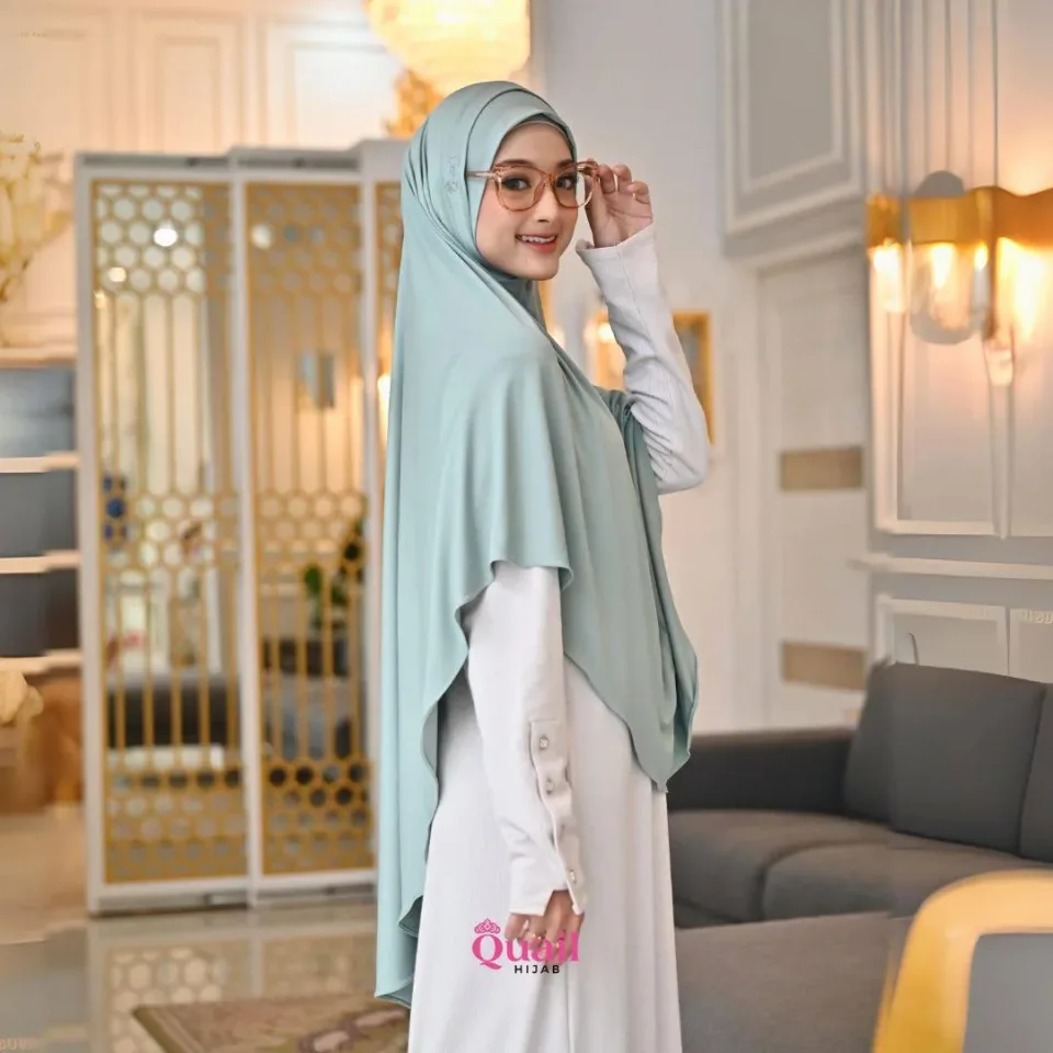 Linka Hijab Instan Kacamata JUMBO bergo daily hijab — foto 5