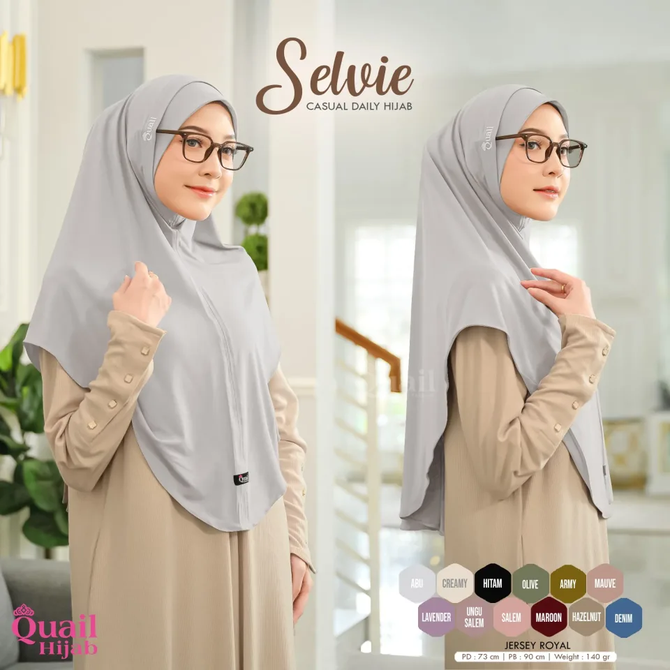Selvie Hijab Instan Kacamata