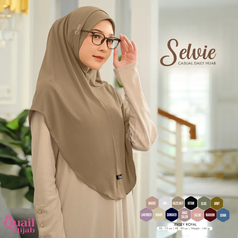 Selvie Hijab Instan Kacamata