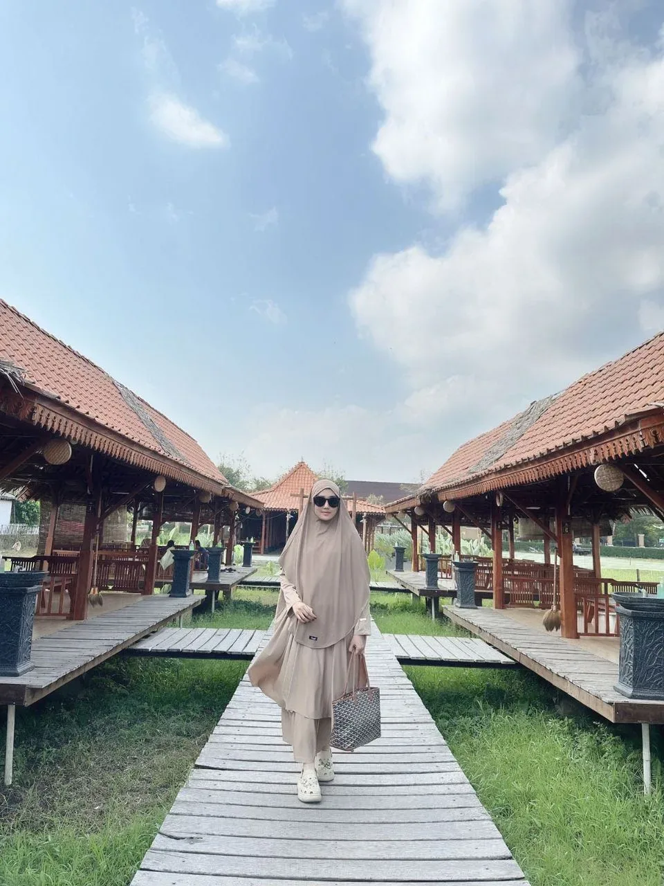 Elmara French Khimar Jersey | Jilbab Umroh Haji ala Malaysia — foto 9