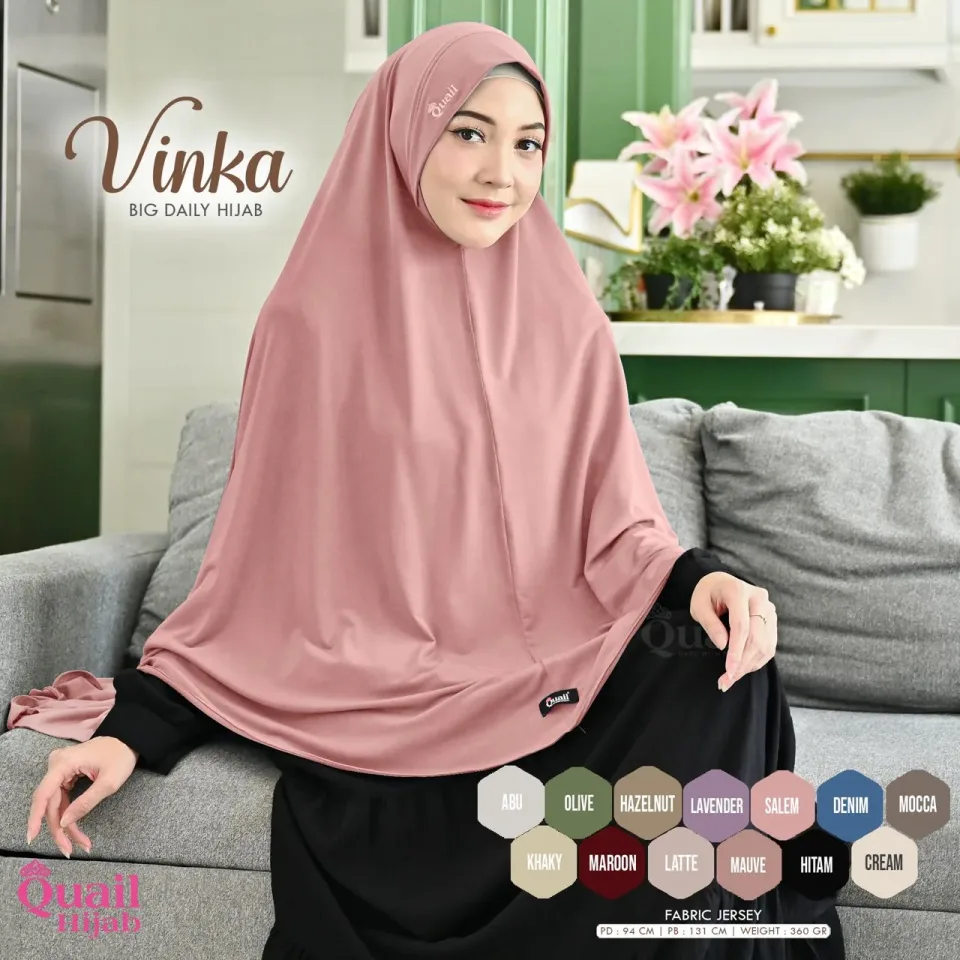 Vinka Hijab Dagu Instan Jumbo
