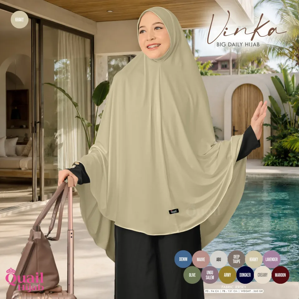 Vinka Hijab Dagu Instan Jumbo