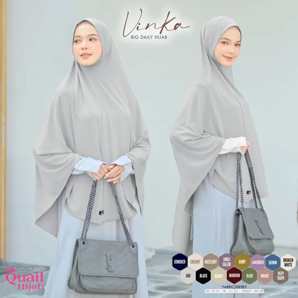 Vinka Hijab Dagu Instan Jumbo