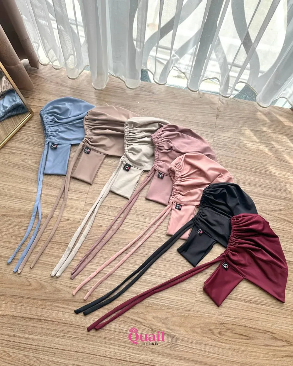 Eireen Ciput Hijab Dagu | Dalaman Inner Hijab Jersey | Anti Geser — foto 8