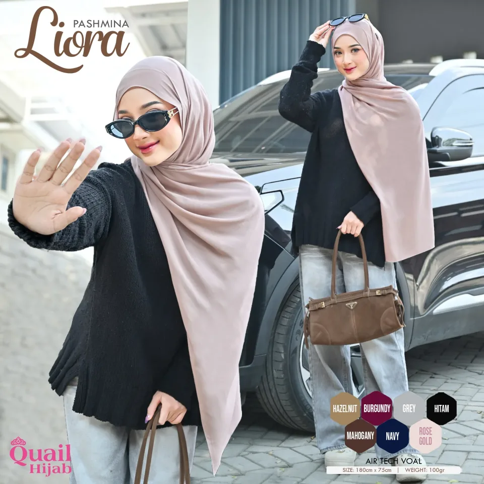 Liora Pashmina Airtech VIRAL | Voal Swing Swing Premium — PASHMINA