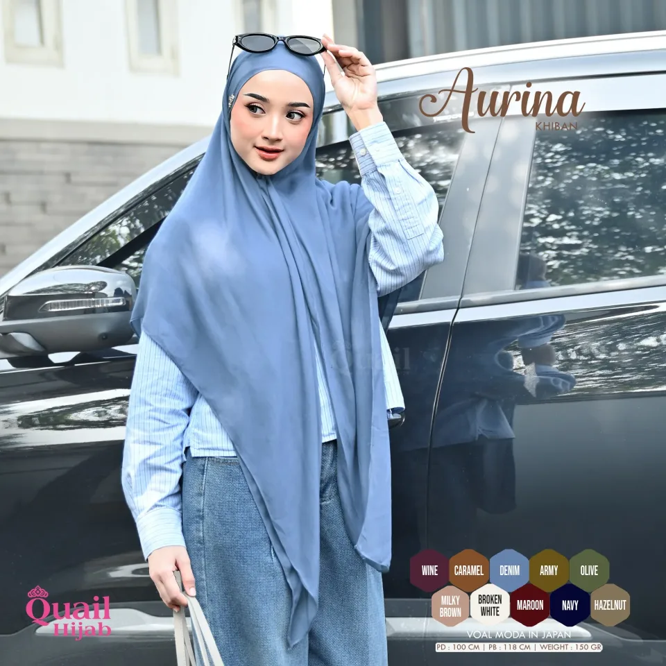 Aurina Khiban | Khimar Bandana Voal Premium | strngrrr — foto 3