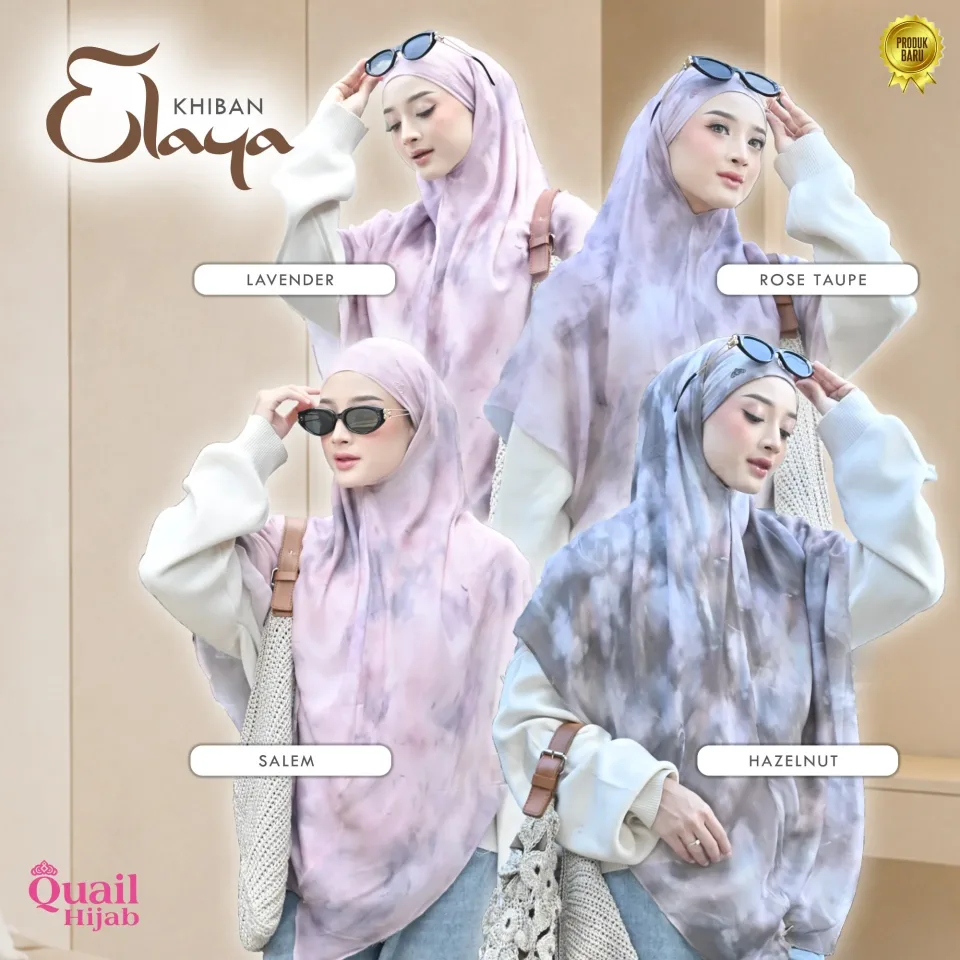 Elaya Khiban | Khimar Bandana Viscose Syar'i | Instan — KHIMAR BANDANA