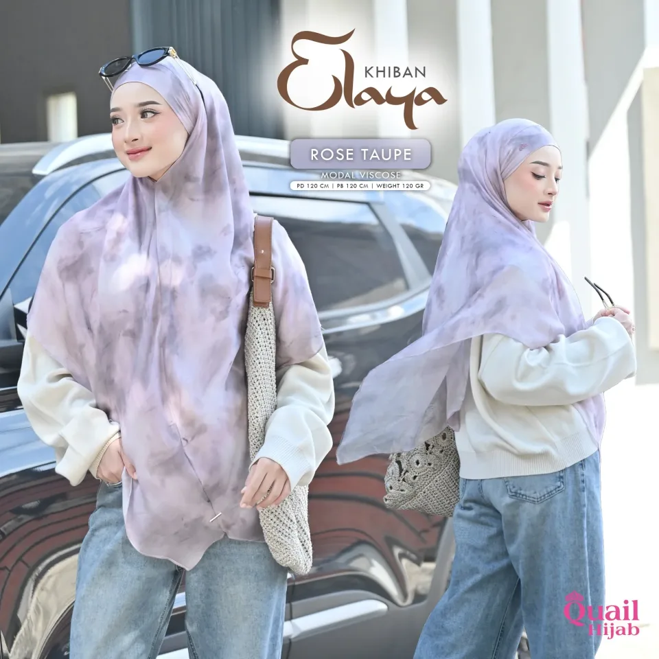 Elaya Khiban | Khimar Bandana Viscose Syar'i | Instan — foto 9