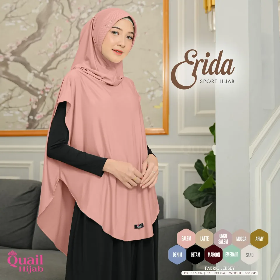 Erida Hijab Sport Instan Bergo | Jilbab Olah Raga — foto 6
