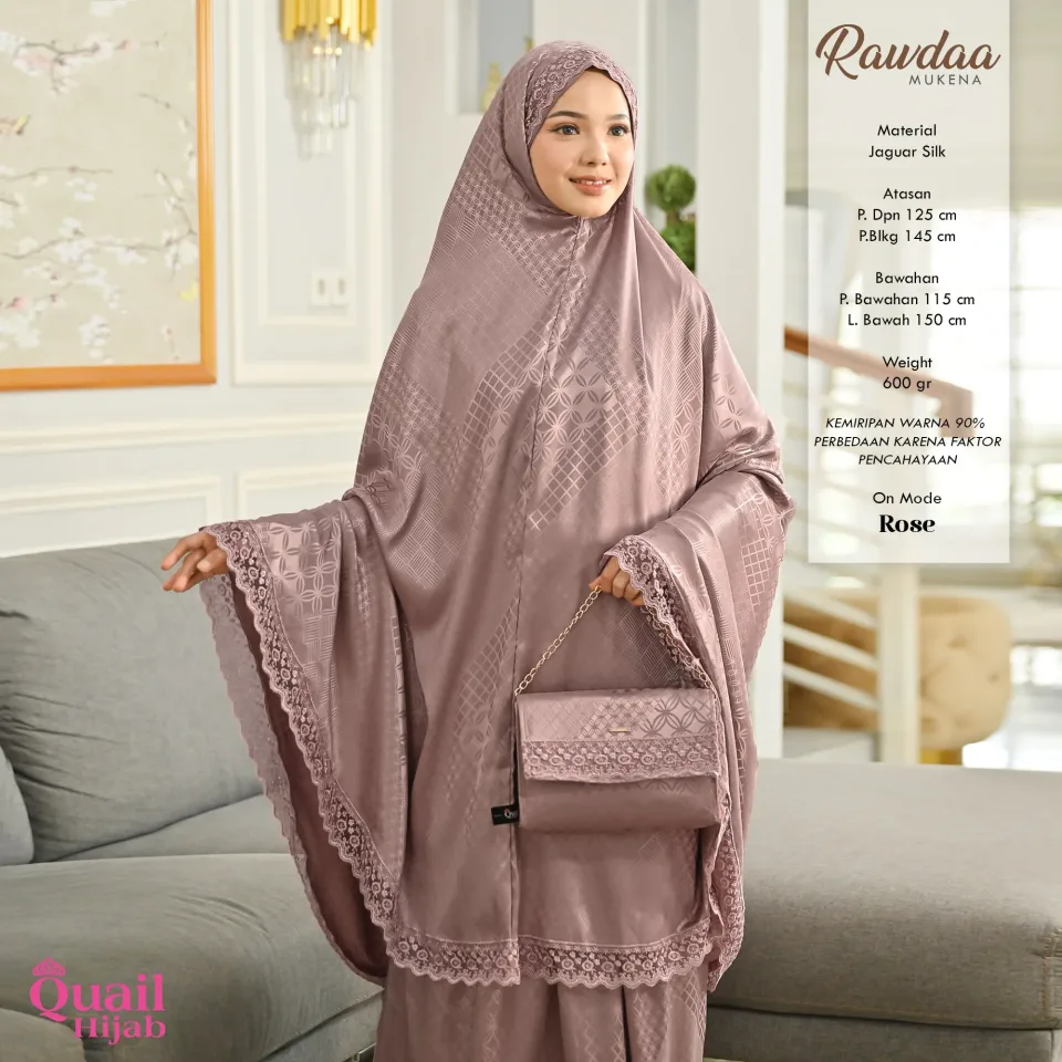 Rawdaa Mukena Renda Premium | Luxury Cantik — foto 2