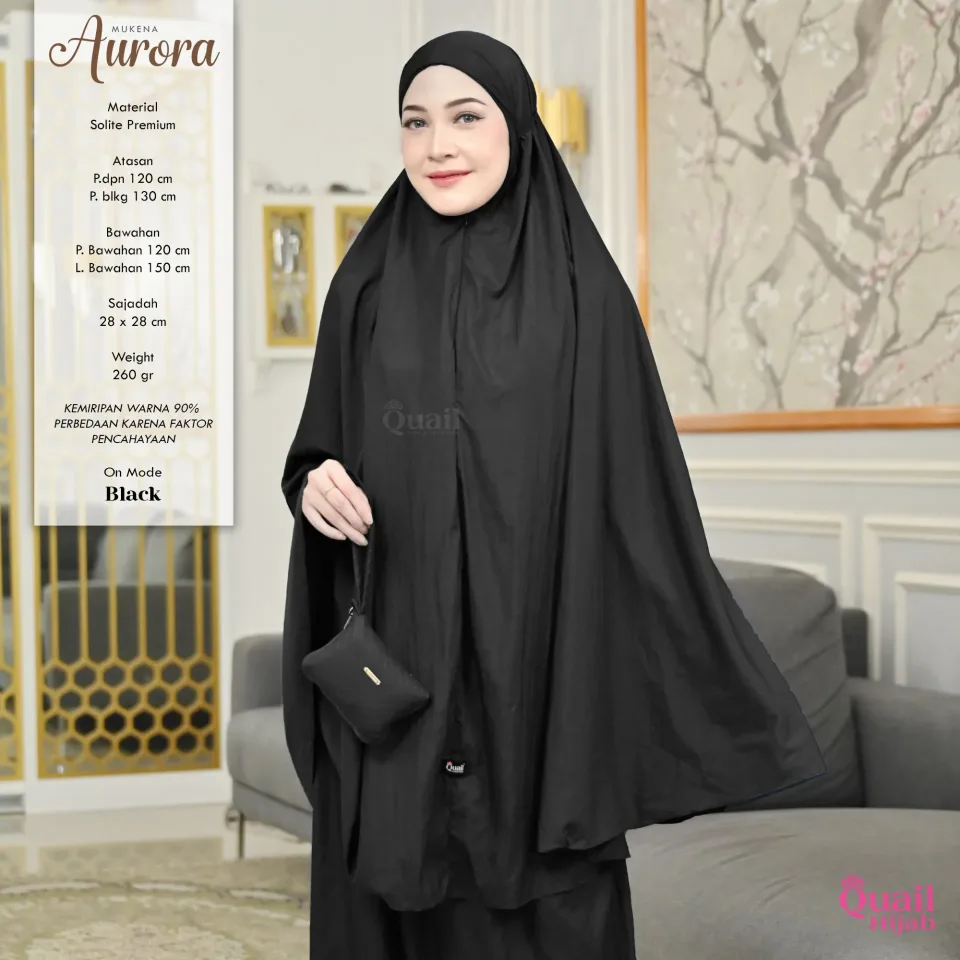 Aurora Mukena Travel Polos | Premium Solite Praktis 2in1 — foto 9